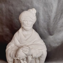 Gaspar, Melchor y Baltasar de escayola