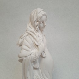 Dulce espera. Figura de escayola