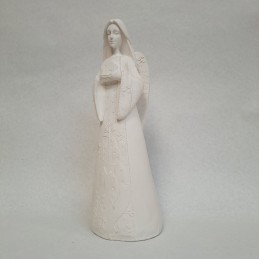 Angel Bendice mi hogar. Figura de escayola