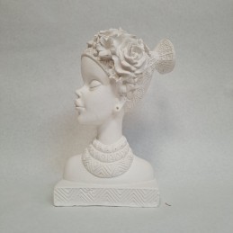 Figura de escayola Mujer Africana