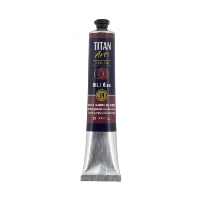 CARMIN GARANZA SÓLIDO OSCURO SERIE 3 Nº 39 60 ML OLEO EXTRAFINO TITAN
