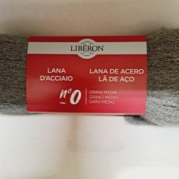 Lana de acero grano medio