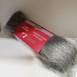 Lana de acero grueso