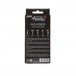 SET DE 5 ROTULADORES 4ARTIST MARKER 4 mm