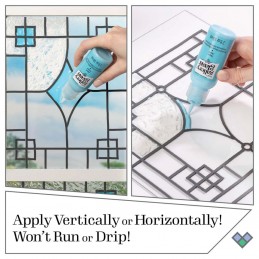 Pintura efecto vitral brillante Gallery Glass de FolkArt