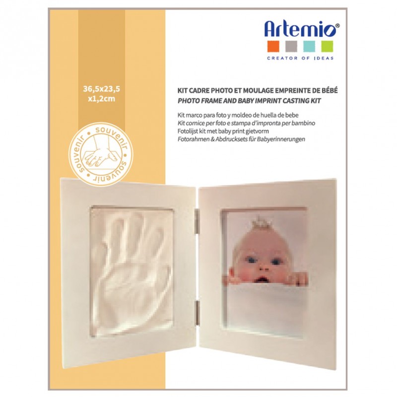 Regalo marco huella bebe