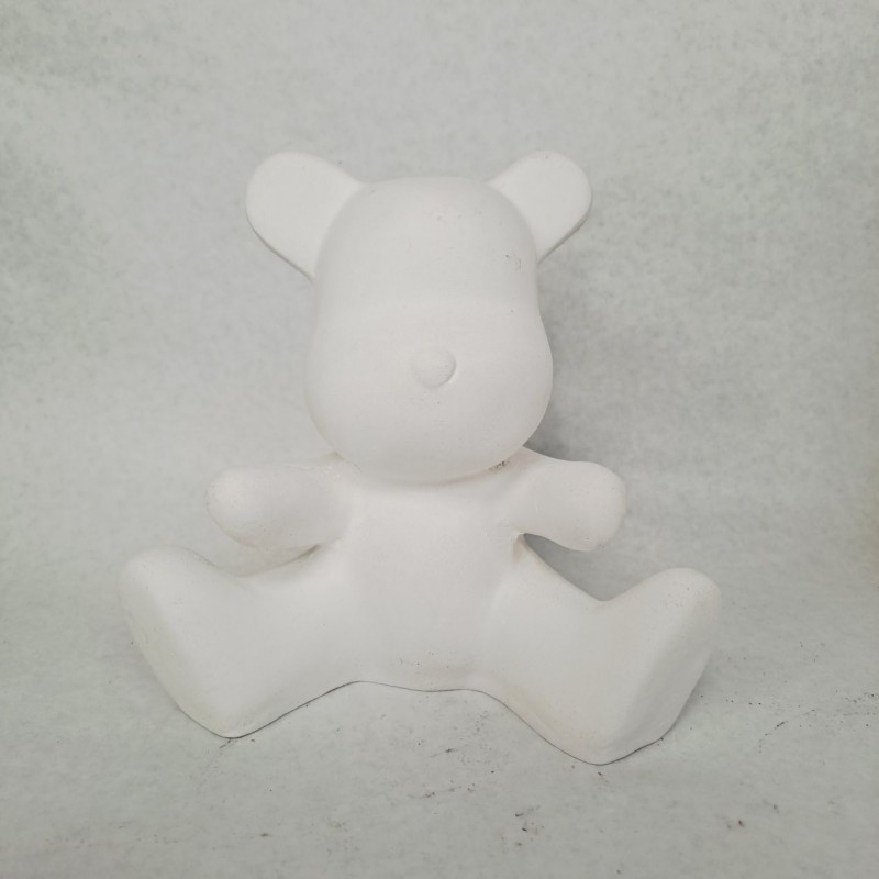 FIGURA INFANTIL DE ESCAYOLA OSITO SENTADO