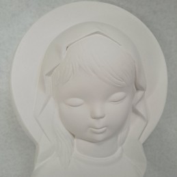 Figura de escayola para colgar Virgen Niña