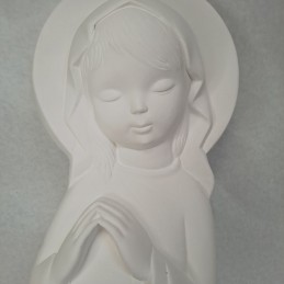 Figura de escayola para colgar Virgen Niña