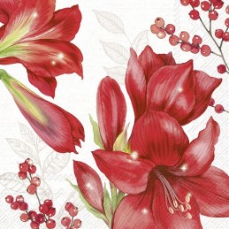 Servilletas decorativas elegant amaryllis