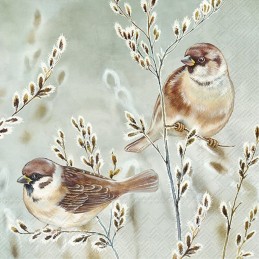 PAQUETE 20 SERVILLETAS CON MOTIVOS WINTER MELODY