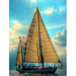 Pintar por números - Navega en velero