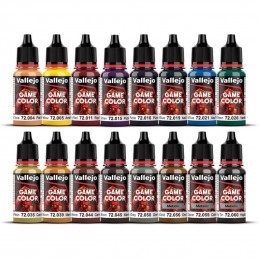 Game color Set de 16 colores para inciarse en la pintura de figuras fantásticas