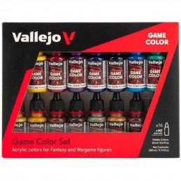 Game color Set de 16 colores para inciarse en la pintura de figuras fantásticas