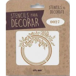 PLANTILLA 12,5X12,5 CM SILU 0027