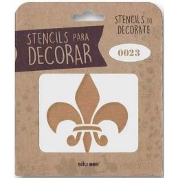 PLANTILLA 12,5X12,5 CM SILU 0023