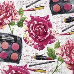 PAQUETE 20 SERVILLETAS BONITAS BEAUTY ROSES