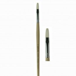 pincel cerda m largo plano carrado nº 12