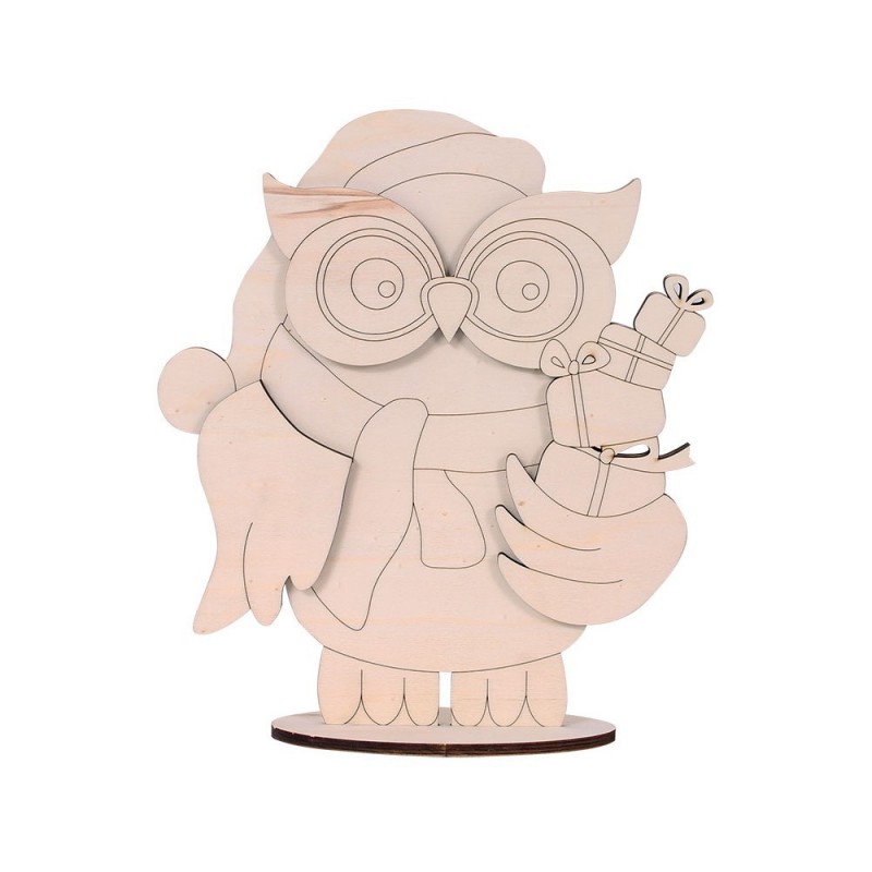 BUHO 3D REGALOS NAVIDAD CHOPO 40 CM.