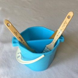 CUBETA LAVA PINCELES DE COLORES