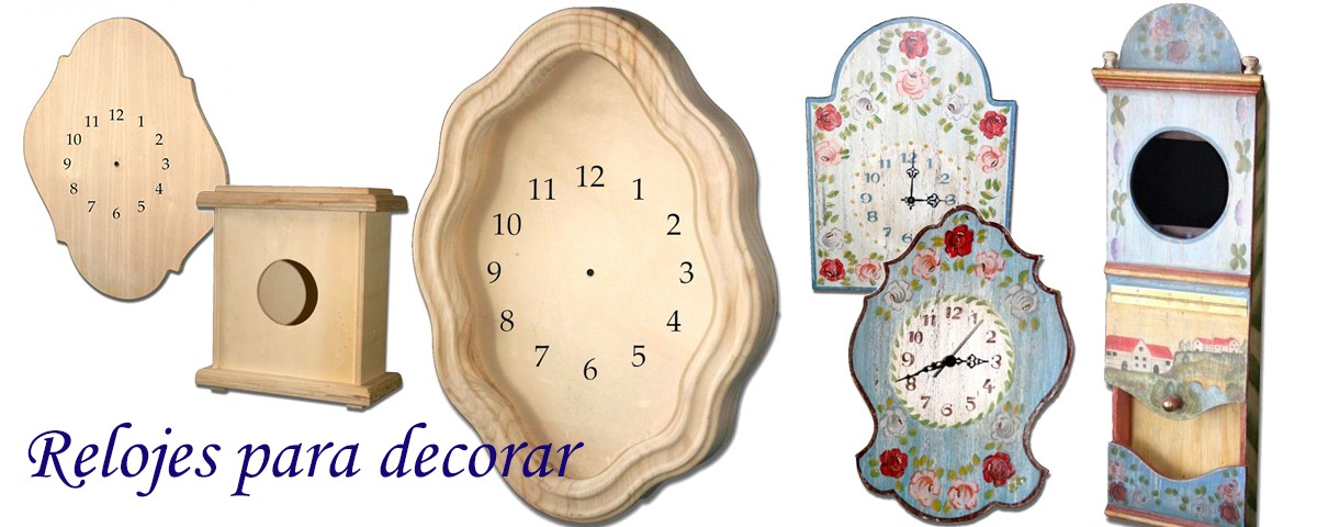Relojes para decorar
